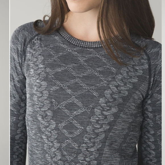 Lululemon Rest Less Pullover Heathered Black - Picture 5 of 9